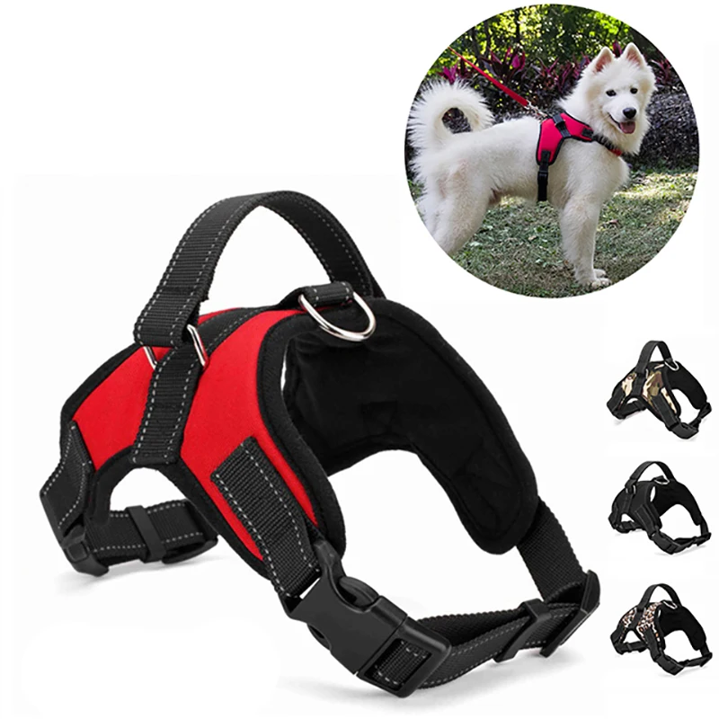 Светоотражающий ошейник для больших собак K9 свинцовый жилет маленьких и щенков