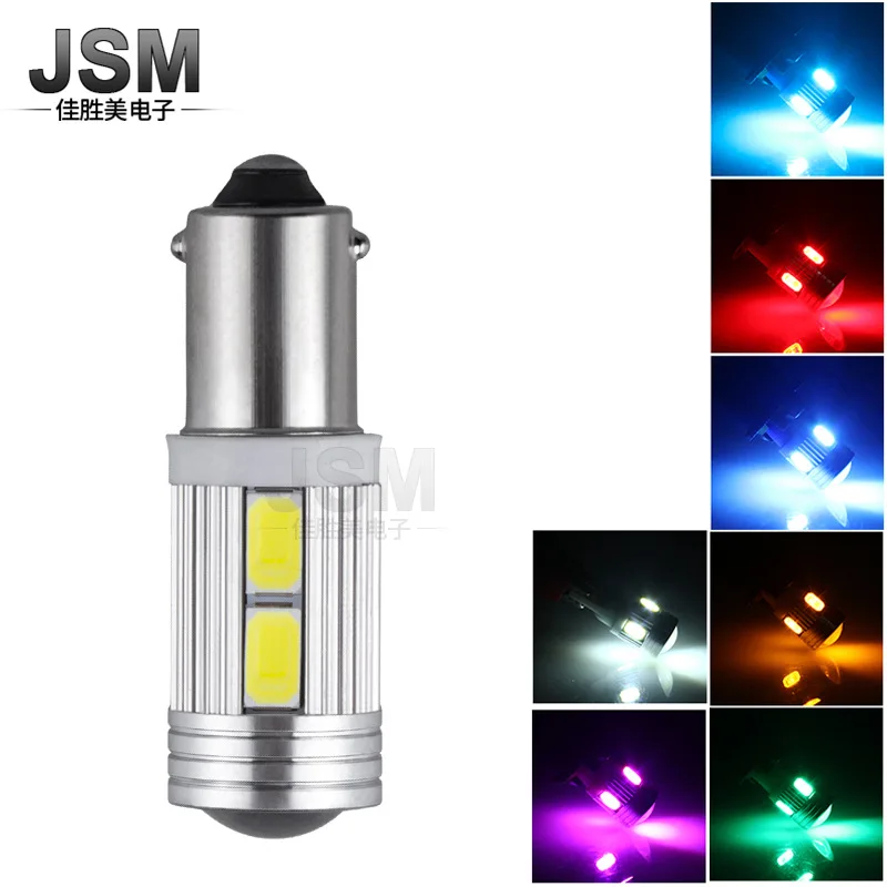 

Автомобильная светодиодная боковая лампа Ba9s 5630 10smd, алюминиевая боковая лампа светодиодный ная подсветка номерного знака, светильник РА да...