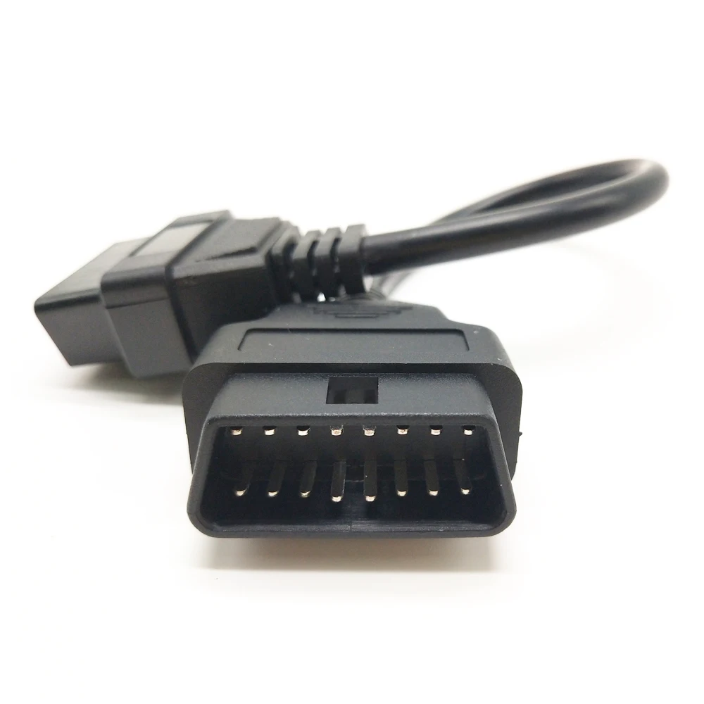 Автомобильный Удлинительный кабель OBD2 30/100/150/300 см 16 контактов OBDII OBD 2 EOBD