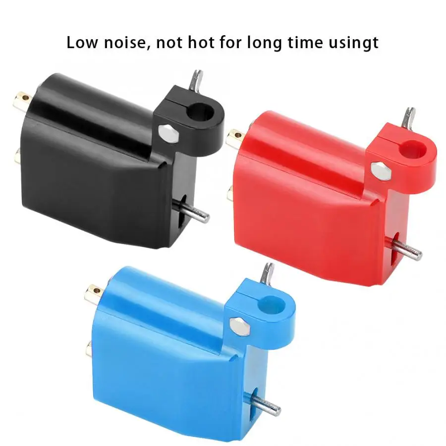 3 цвета малошумная легкая роторная тату-машина подводка и затеняющее устройство