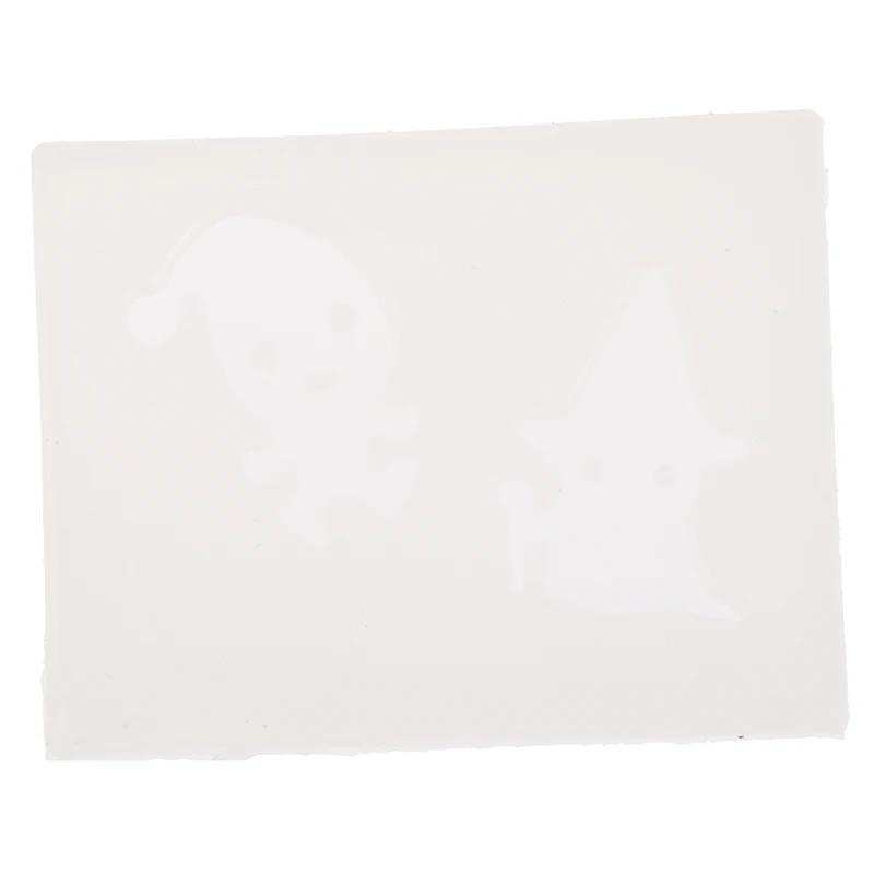 1 шт. зеркальная силиконовая форма Хэллоуин череп летучая мышь призрак ручная