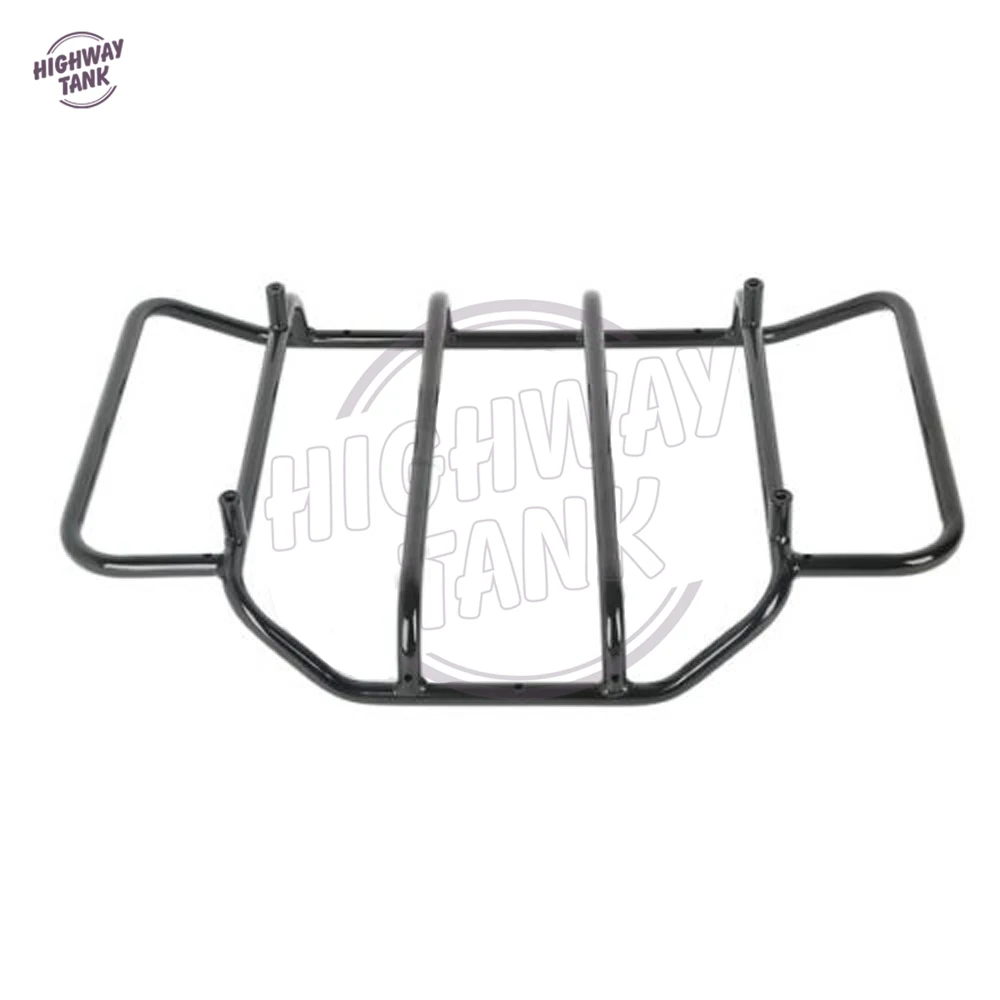 

Black Motorcycle Tour Pak Trunk Top Rail Luggage Rack Case for Harley Davidson Touring FLH FLHX FLTR