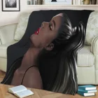 Певица Ариана Гранде Любовь 3D принт плюшевое одеяло диванное домашнее украшение мягкое теплое моющееся одеяло для сна Прямая поставка