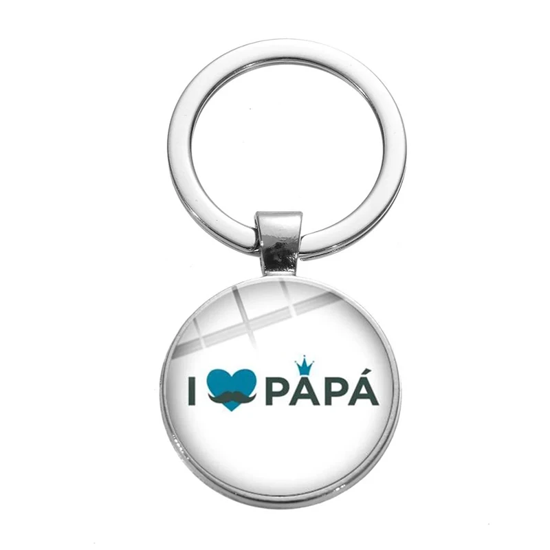Брелок для ключей с надписью I Love Papa | Украшения и аксессуары