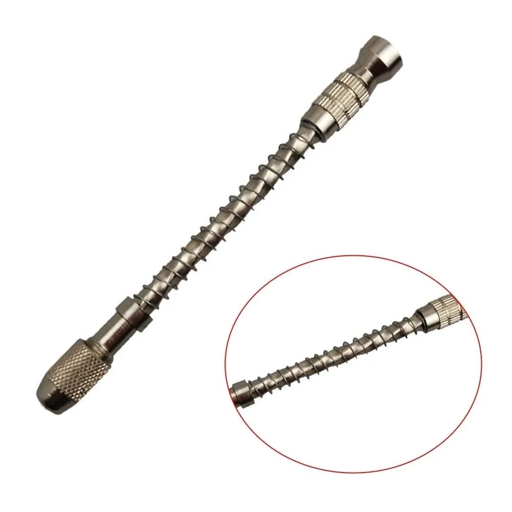 

1 Pcs Mini Hand Drill Handle Semi-Automatic Aluminum Manual Twsit Drill Bit 0.3-2mm For Hole Opening Tools