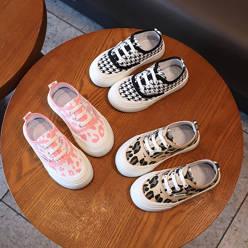 

Girls Boys Shoes Spring Autumn 2022 New Children Canvas Shoes Non-slip Casual Flats Fashion Shoes Students Shoes All-match