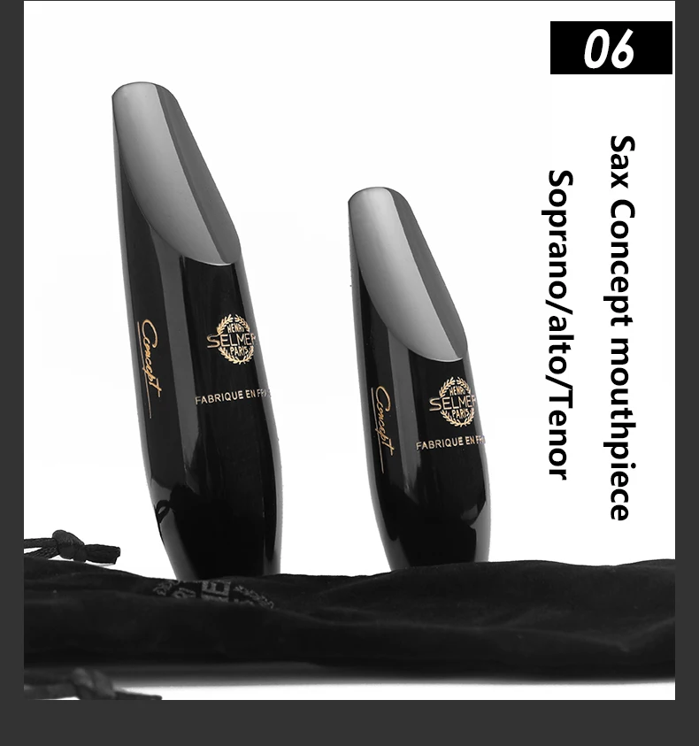 SELMER Sax бакелит мундштук сопрано альт тенор концепция