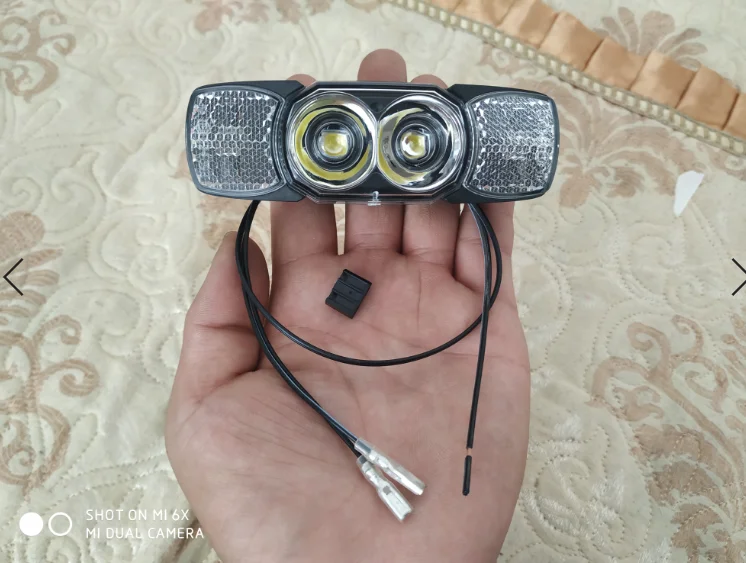 Велосипедная Индукционная лампа для Динамо втулка передсветильник Светодиодная