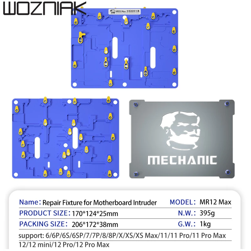Приспособление Mechanic 18 в 1 для iPhone 6-11 Pro-12 Pro MAX зажим материнской платы держатель