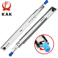 kak 10 50 drawer runners with lock ball bearing three fold full extension heavy duty drawer slide 53mm wide rail hardware