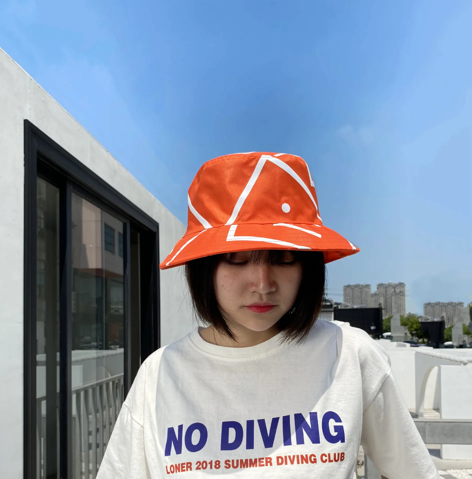 Ac Studios Smiling face Beanie Skull Caps Smiley fisherman hat with large brim sunhat Acne Hats Beach sun hat anti UV basin hat