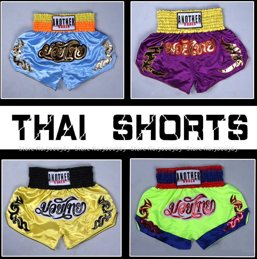 Женские шорты для кикбоксинга мужские ММА детей Муай Тай боев Санда фитнеса Bjj
