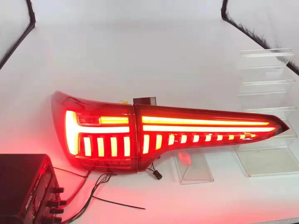 Динамический задний фонарь автомобильный Стайлинг для Toyota Fortuner светодиодный задний фонарь+ сигнал поворота+ тормоз+ задний фонарь