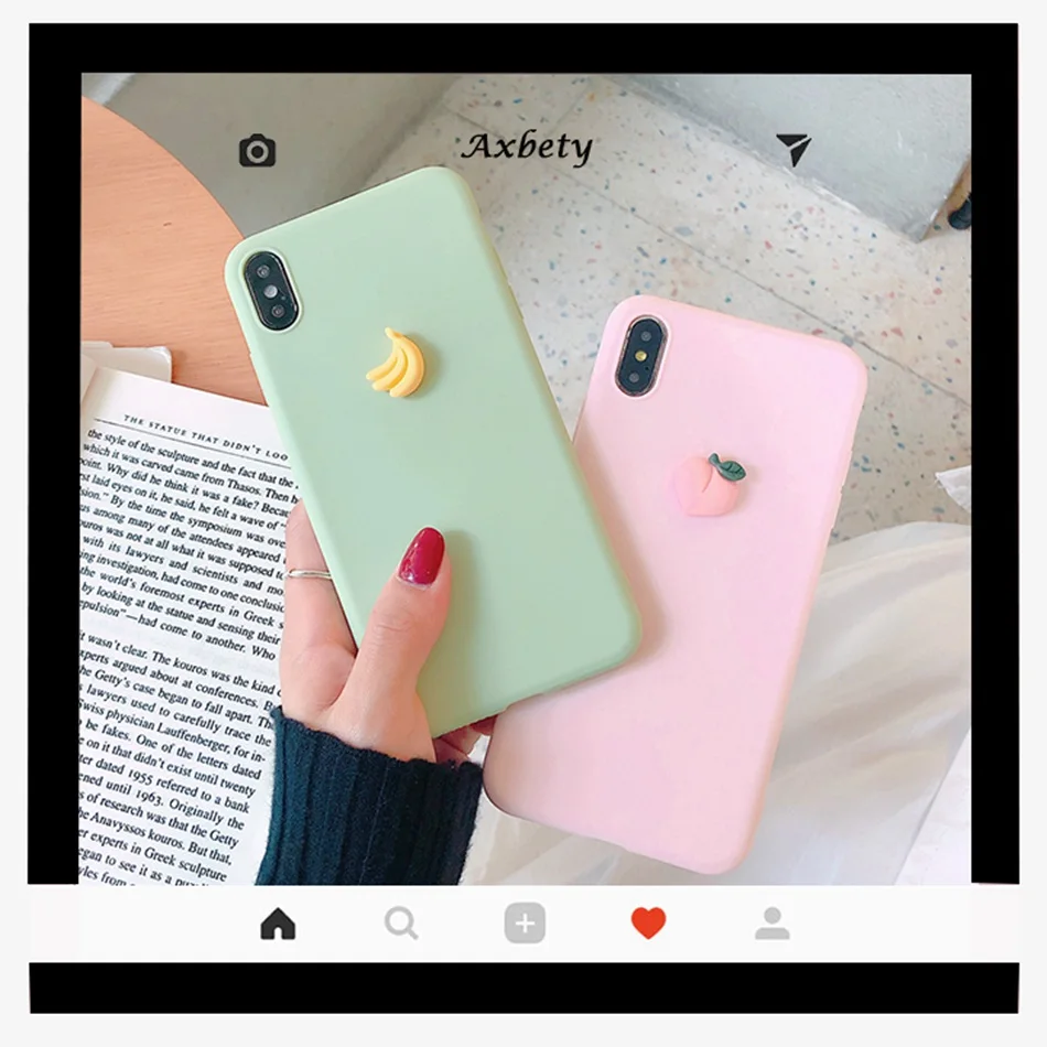 For OPPO F11 Pro R17 K1/R15X F9 F7 F5 Case 3D DIY Milk Coffee Cute Peach Avocado Cover A5/A3S A7 A9 A3 A1K Soft |