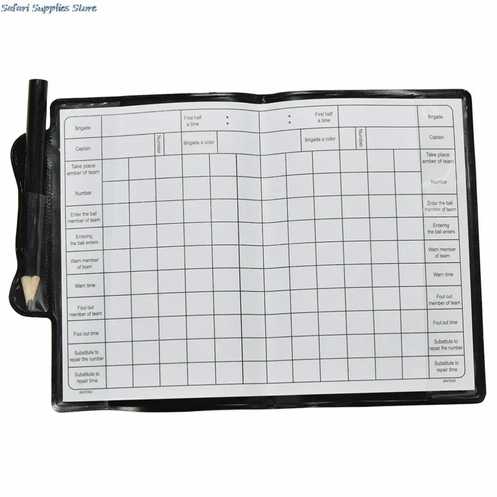 Спортивный Футбольный рефери-кошелек блокнот с красной картой и желтой | Спорт
