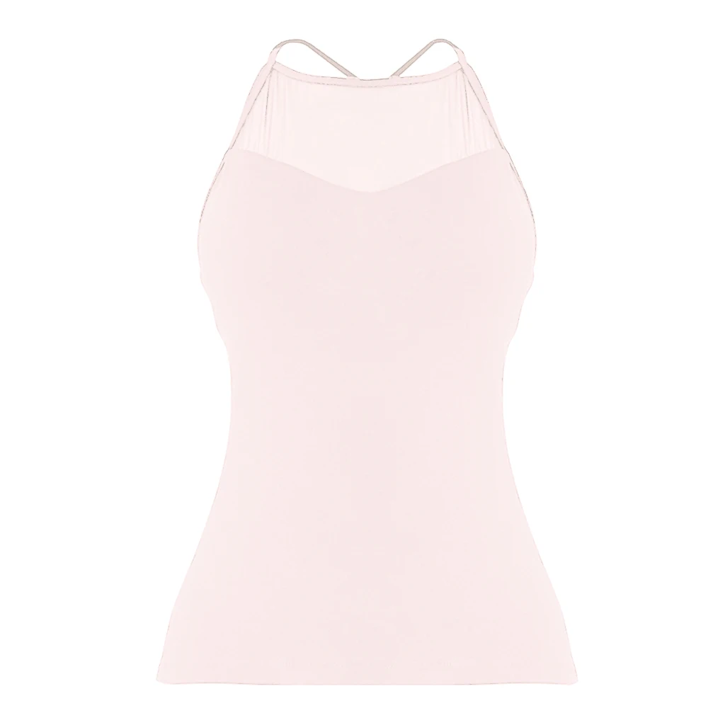 

Women Sports Yoga Running Sleeveless Cross Workout Tank Crop Tops Quick Dry