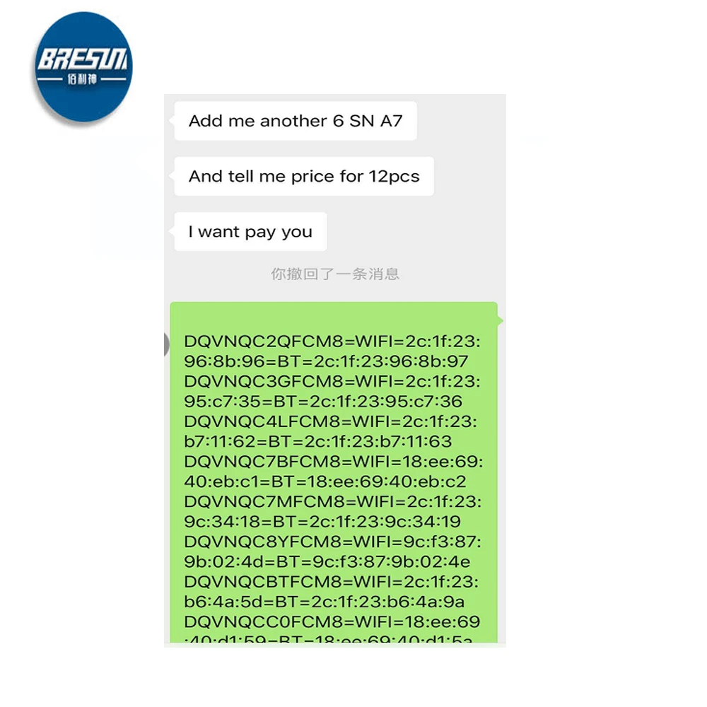 Серийный номер SN для iPad mini 2 3 4 Air 1 2019 2018 Pro10.2 серийный WiFi BT адрес разблокировка