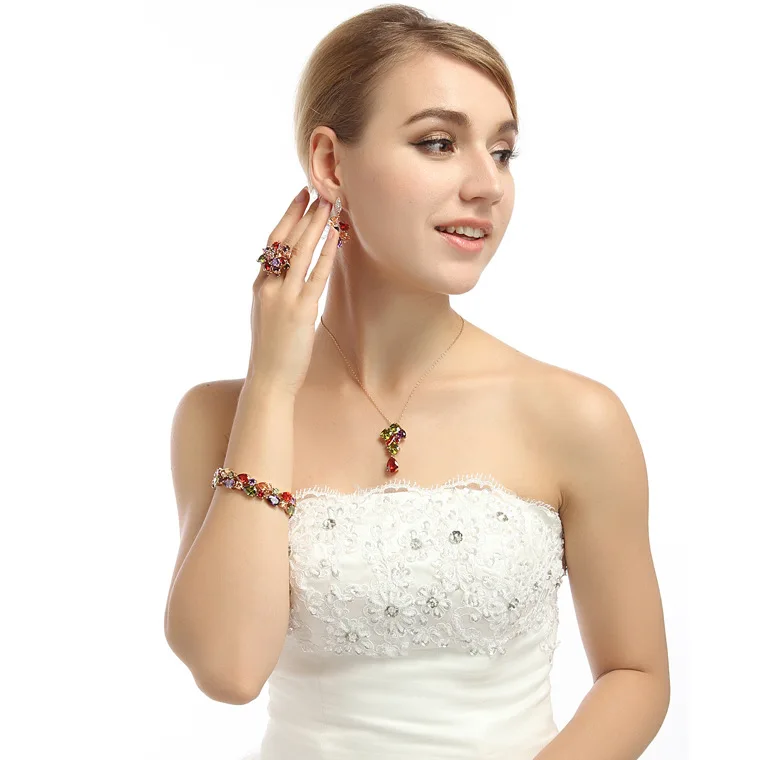 Высококачественные шикарные с позолотой Mona Lisa многоцветный AAA кубический циркон