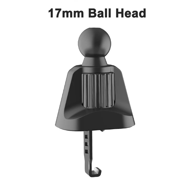 upgrade 17mm ball head base for car phone holder car air vent clip hook stick for magnetic gravity cell phone mount gps bracket free global shipping