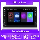 7 дюймов DSP 4 Гб 64 Гб Авторадио 1 Din Android 11 GPS навигация для Alfa Romeo 159 автомобиль Brera Spider Sportwagon мультимедиа аудио стерео