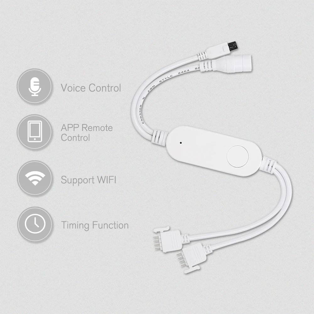 2CH DC12V RGB светодиодный Wifi контроллер WiFi светильник беспроводной смарт-светильник