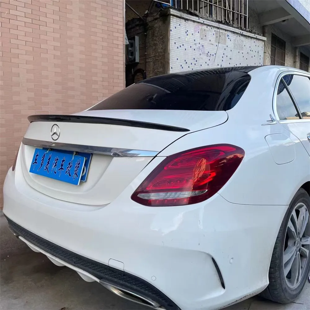 Спойлер для Mercedes Benz W205 2014-2020 C180/C200/C230 C-класс высококачественный спойлер заднего