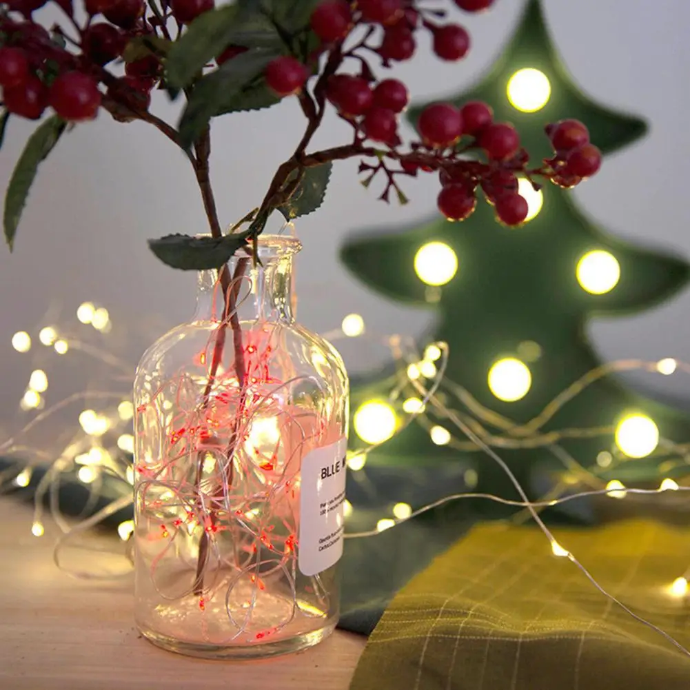 

String Light Safe Waterproof Copper Wire Fairy Lights for Christmas Decor