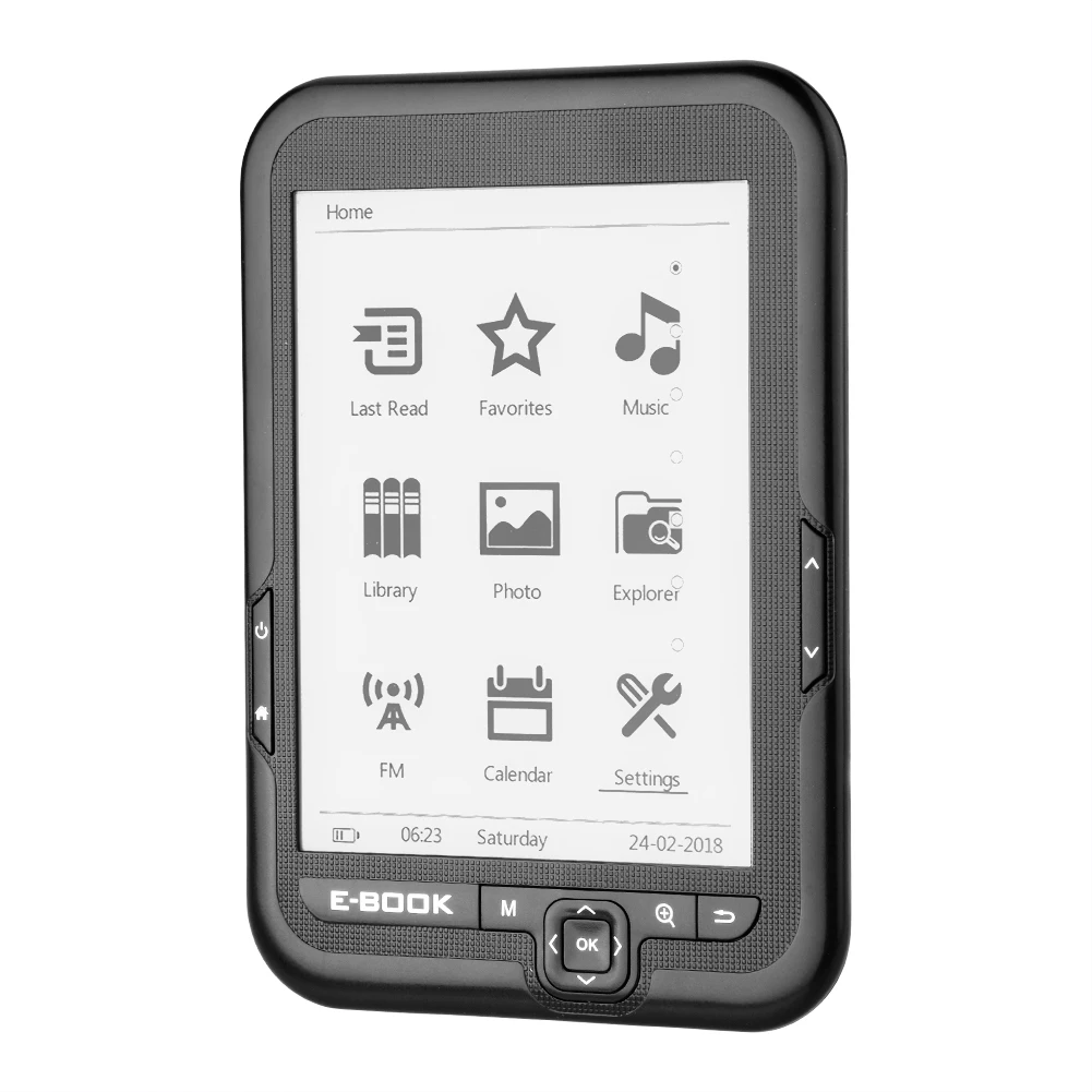 Электронная книга 4G/8G/16G 6-дюймовый экран с электронными чернилами портативная