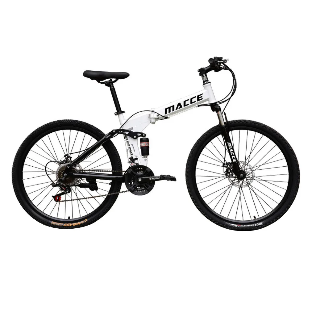 26in Высокоуглеродистая сталь горный велосипед 21 скоростной с полной подвеской