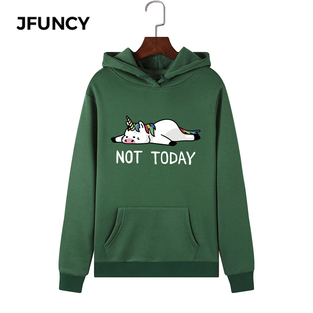 

JFUNCY 2020 Autumn Women Hoodies Oversized Long Sleeve Hooded Female Pullover New Fashion Print Woman Casual Sweatshirt
