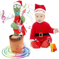 120 songs dancing cactus electronic plush toys twisting singing dancer talking kids christmas gift funny early education toys