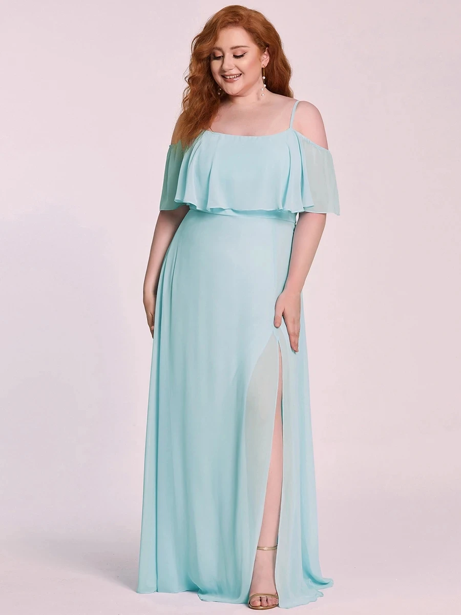 

Plus Size Adorable Floor Length A Line Wholesale Evening Dresses