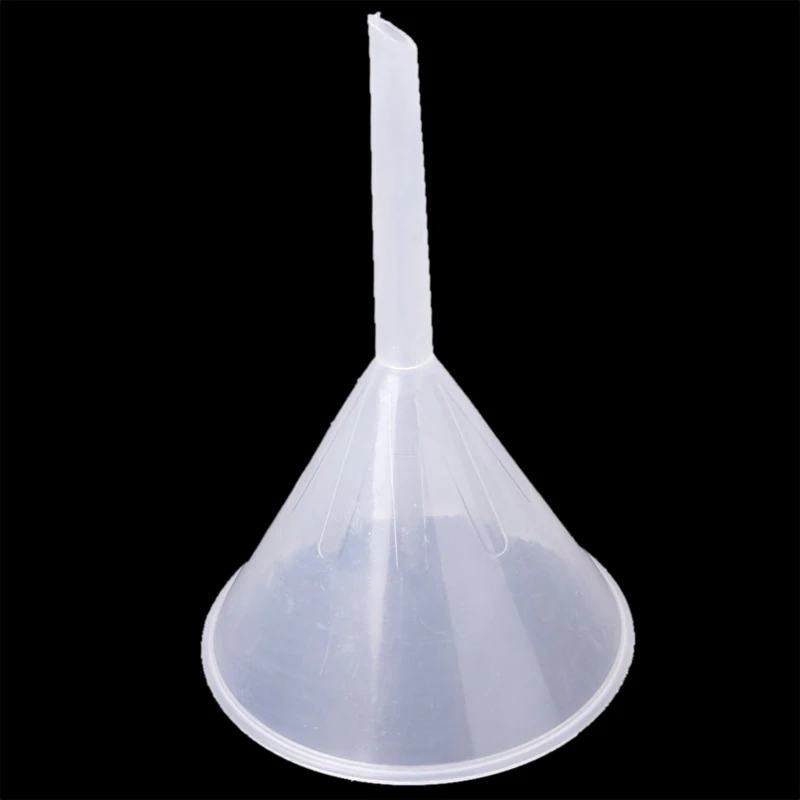 

90 mm plastic Transparent funnel for kitchen / lab / garage / car fluids