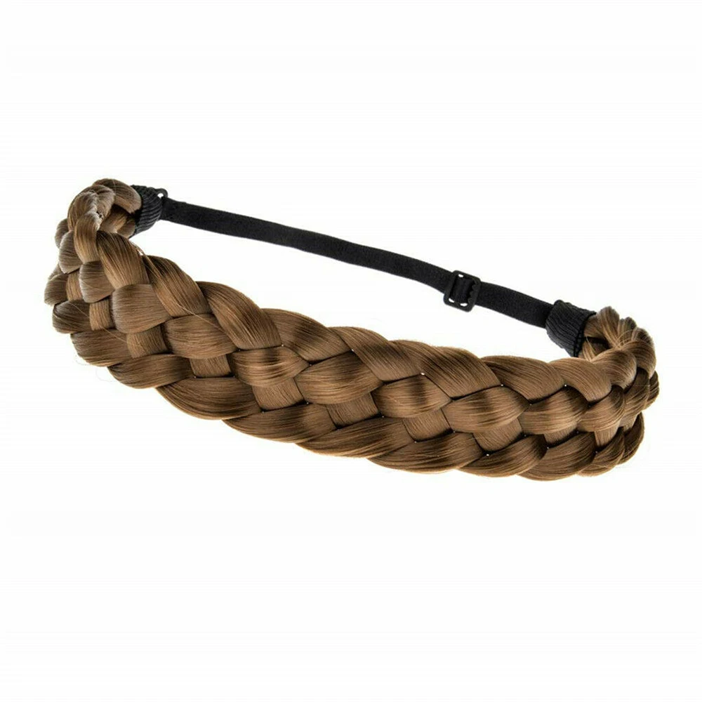 Модная богемная легкая повязка для волос эластичная плетеная свадебные