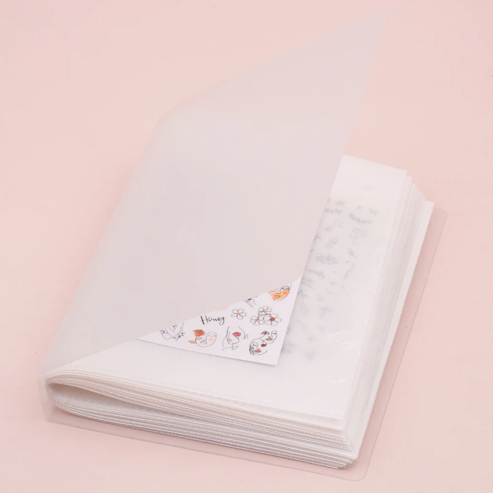 Альбом для наклеек на ногти кейс ногтей пустой чемодан чехол слайдеров с 40