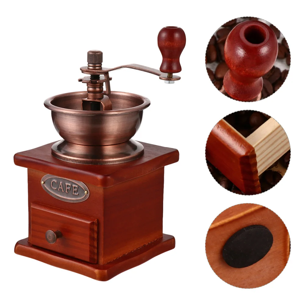 

1Pc Manual Coffee Bean Hand Grinder Coffee Beans Grinding Machine Grain Mill