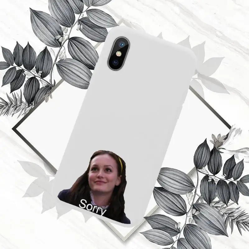 

Gossip Girl Love Best Friends Phone Case White Candy Color for iPhone 11 12 mini pro XS MAX 8 7 6 6S Plus X SE 2020 XR