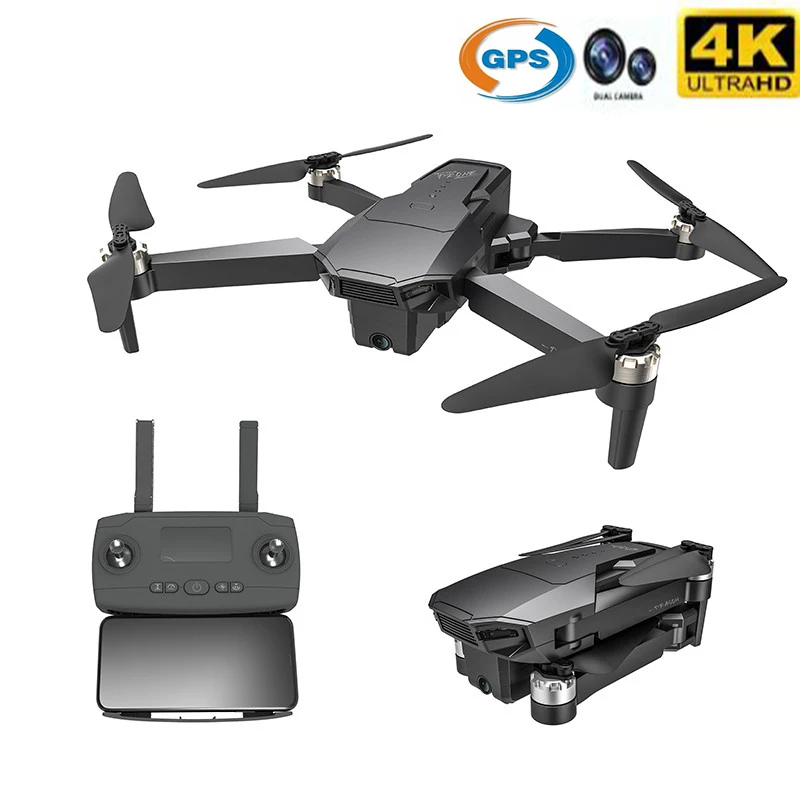 KF107 GPS дрона с дистанционным управлением с 4K HD двойной Камера жест Управление 25 минут 1,5 км 5G Wi-Fi FPV Бесщеточный мотор RC Дрон VS F11 из мультфильма...