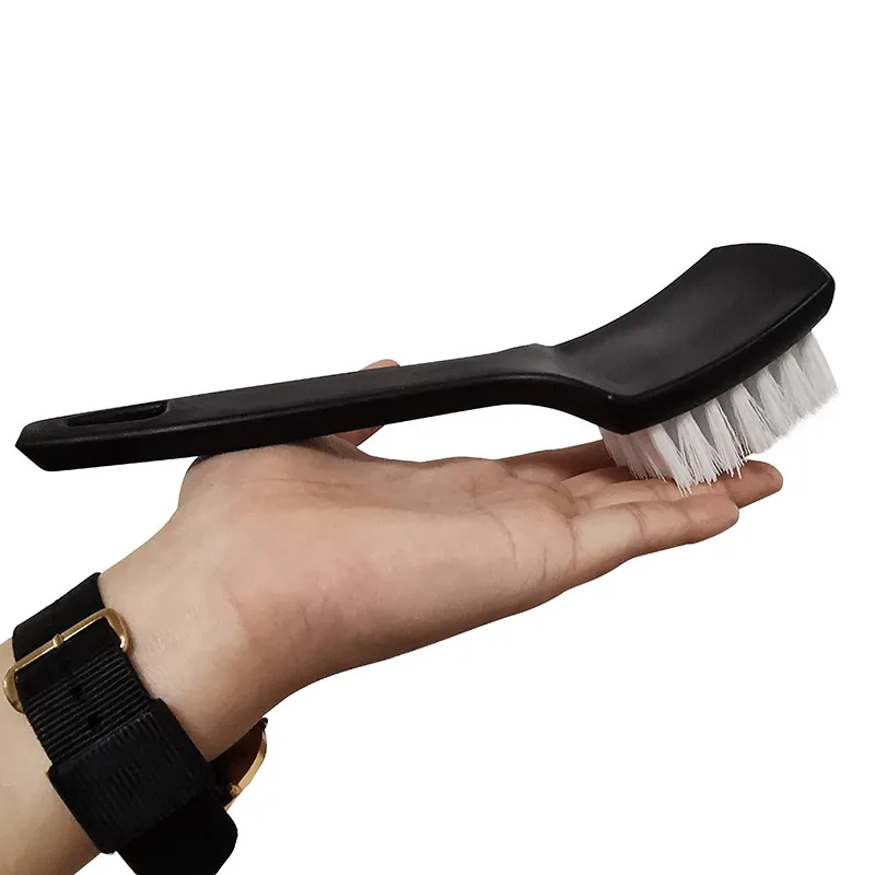 

1pcs car tire brush multifunctional car wash brush filament plastic wheel brush stiff brush car wax brush car cleaning tool