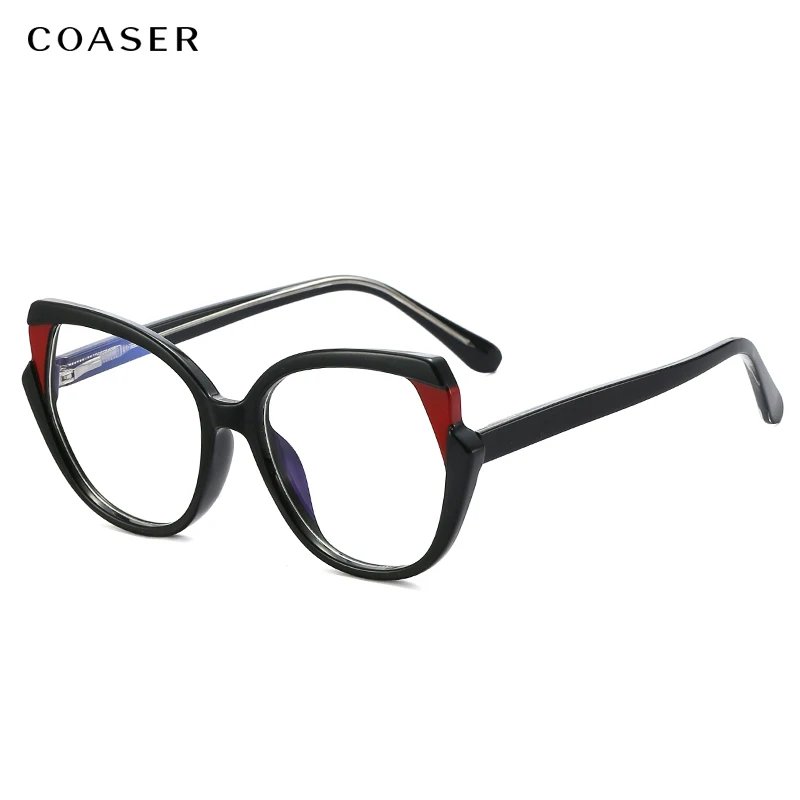 

New Optical Myopia Glasses Vintage Design Cat Eye Blue Light Blocking Women Eyeglasses Spring Hinges Offer You A Comfortable Fit