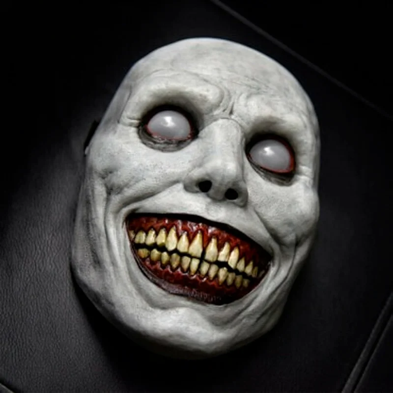 

Крепкая улыбающаяся маска демона Хэллоуин ужас зло Половина лица латексные маски косплей платье маскарадный костюм реквизит для вечеринки