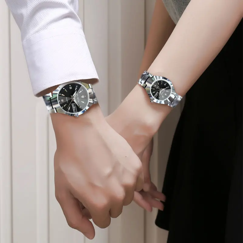 European Styles Watches - Lovers for Men Women Business Travel Elegant Luminous Wrist Watch 3 ATM Waterproof Chronograph Date | Наручные