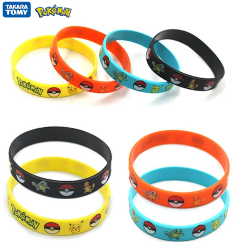 Одежда с изображением покемона Пикачу фигурка силиконовый браслет Pocket Elf