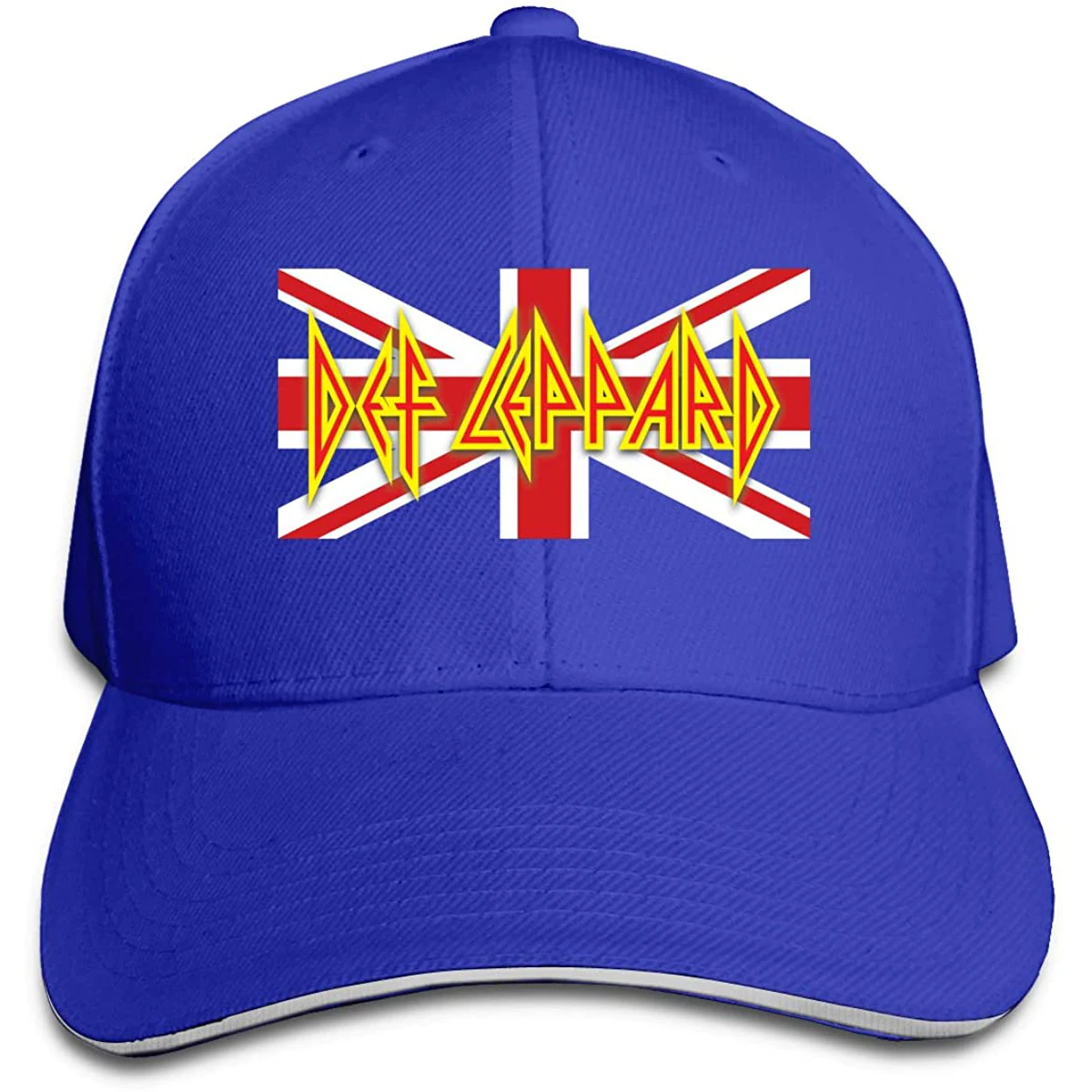 

D-Ef-Lep-Pa-Rd Fashion Sandwich Baseball Cap Adjustable Curved Visor Hat