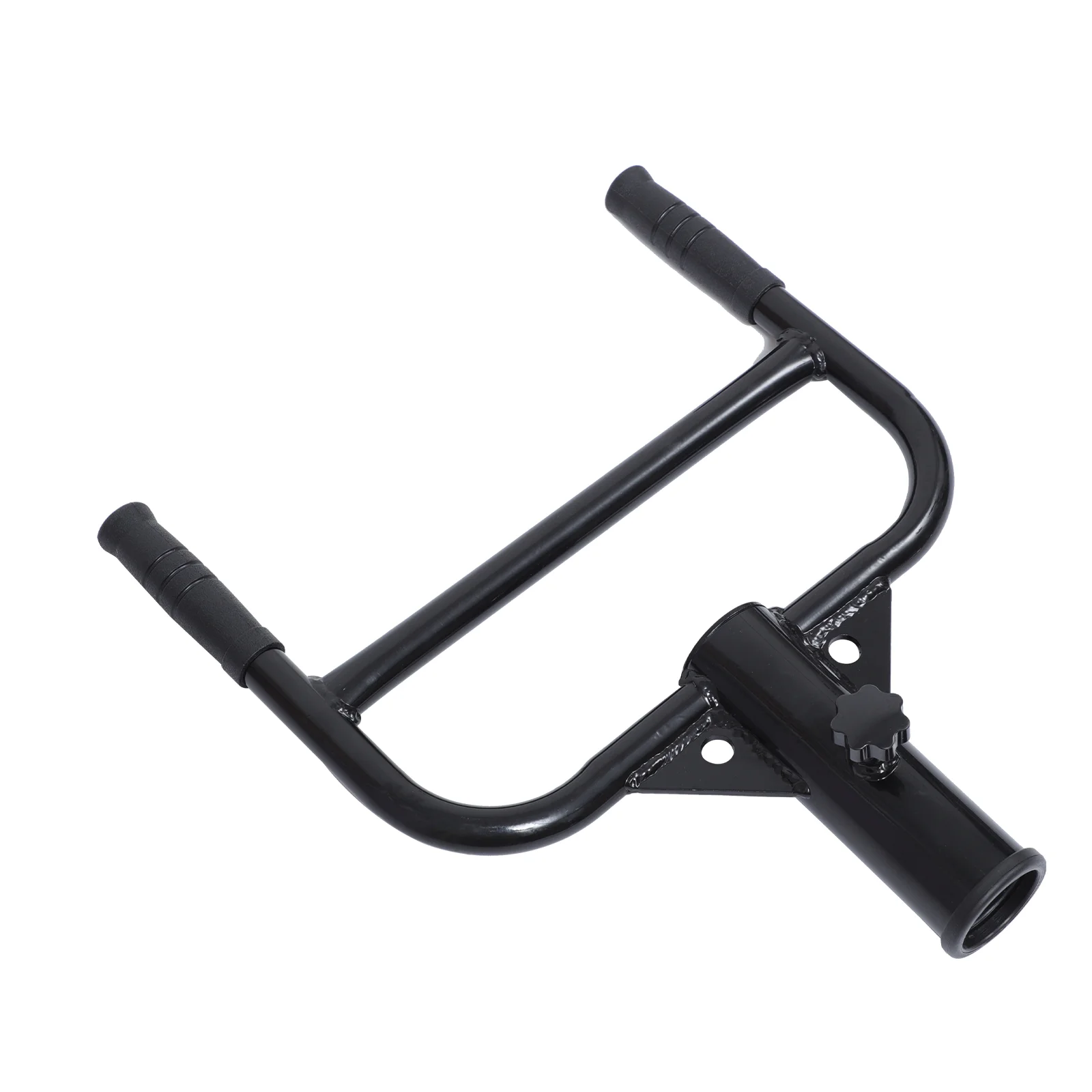 

1Pc Practical Barbell Handle Creative Strength Training Equipment (Black)