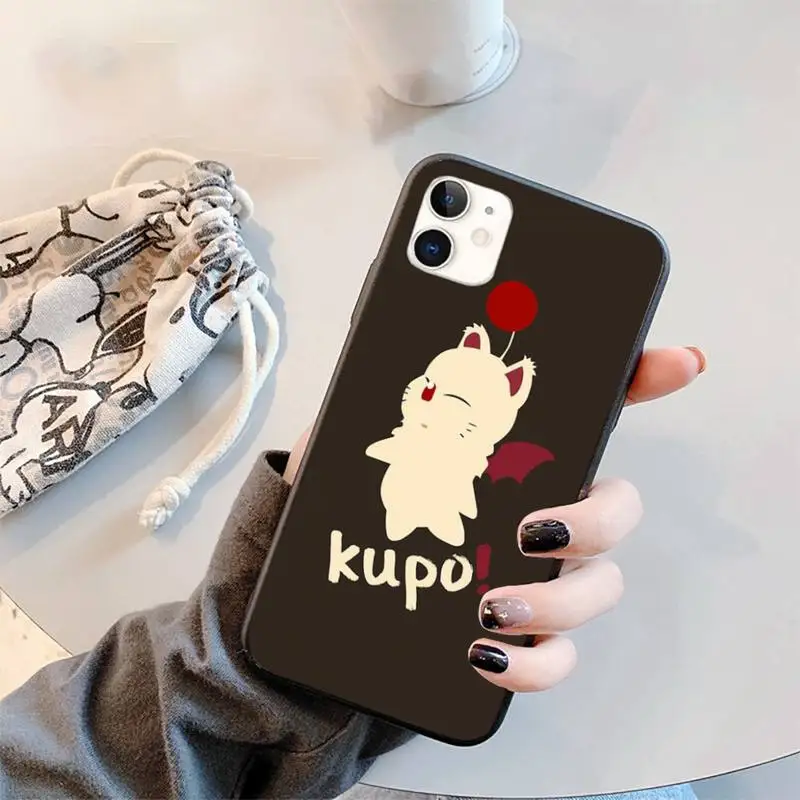 

Final Fantasy Moogle Phone Case for iPhone 11 12 mini pro XS MAX 8 7 6 6S Plus X 5S SE 2020 XR