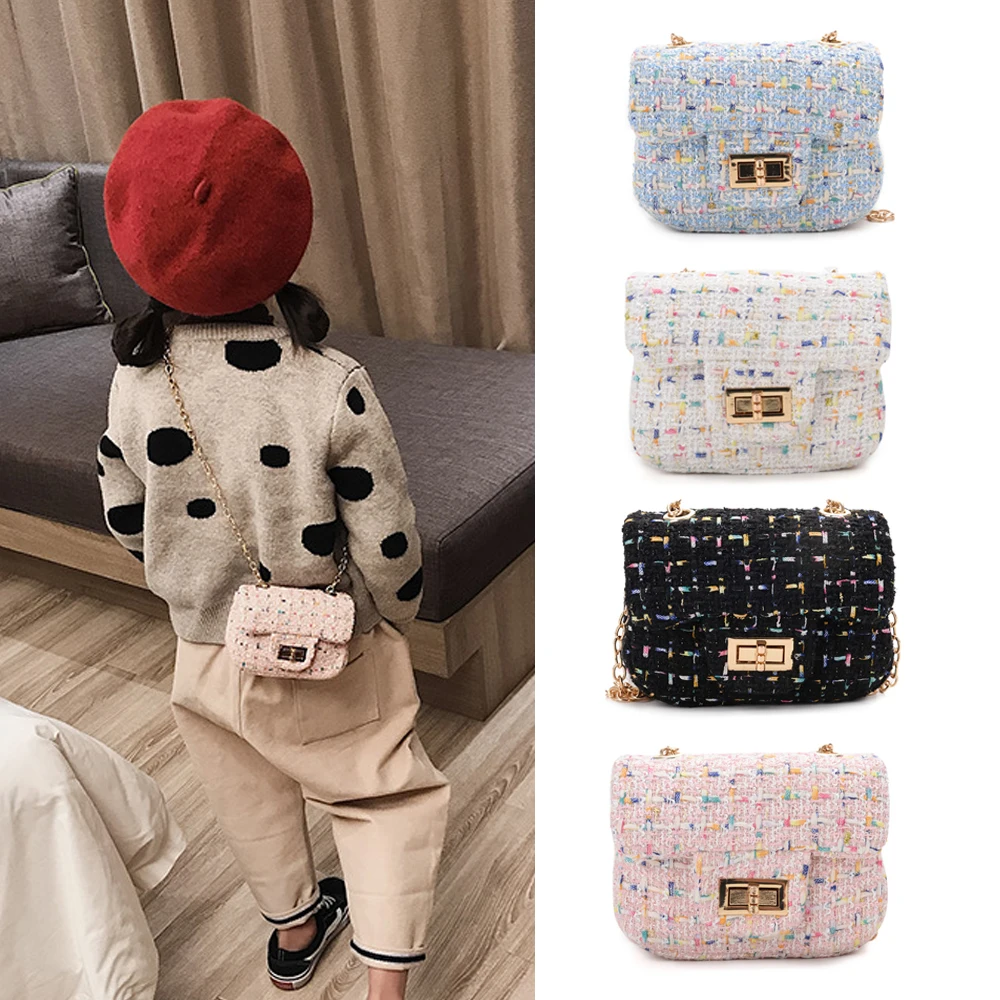 

Мини-клатч для девочек, кошелек 2021, милая шерстяная сумка через плечо, маленький кошелек для маленьких девочек, сумочка, сумочка