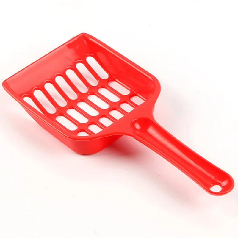 Лопатка для кошачьего туалета пластиковый ковш чистки питомцев конфетных цветов