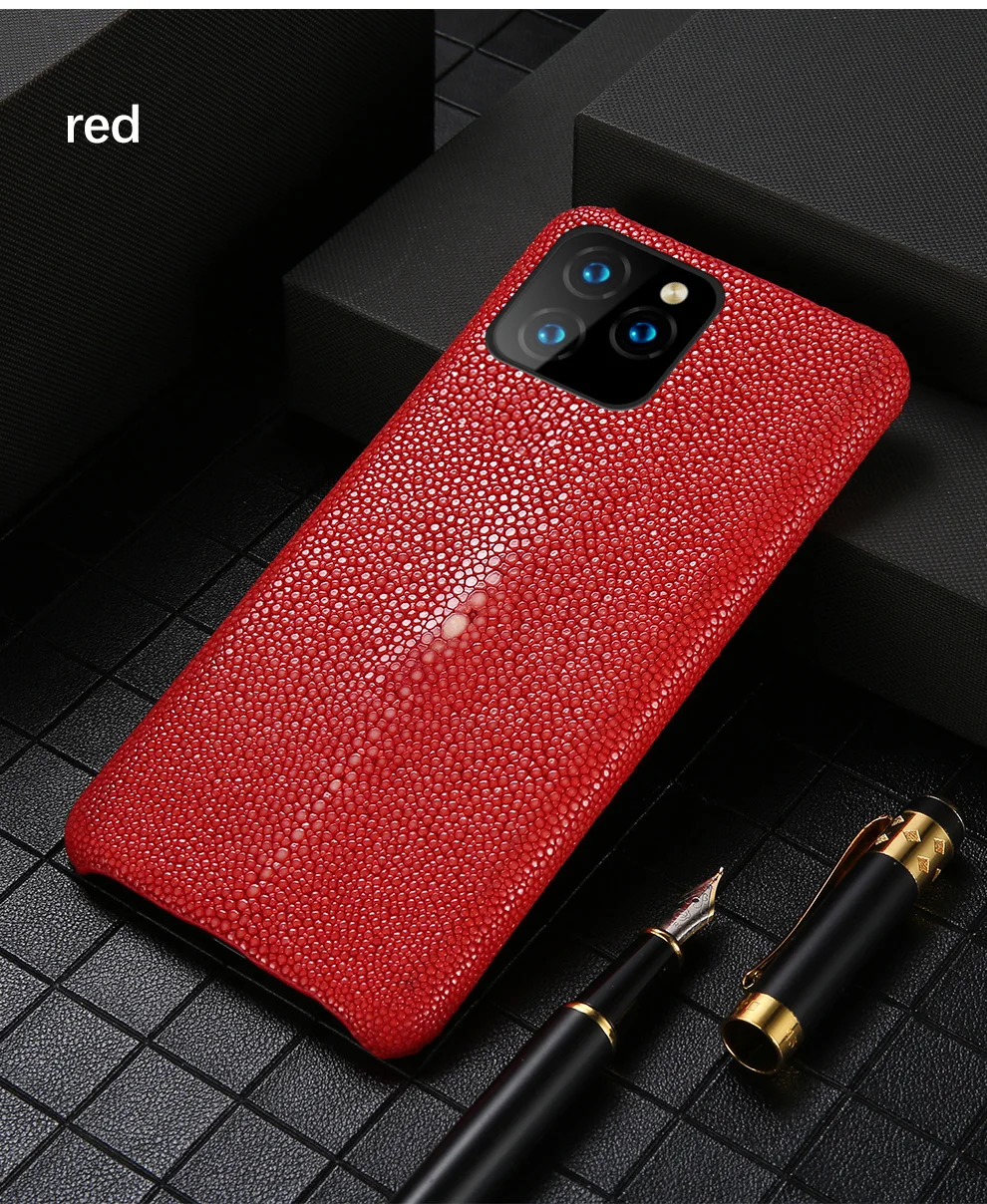 Натуральная кожа ската чехол для сотового телефона Apple iPhone 11 11 Pro 11 Pro Max X XS XR 7 Plus XS MAX 8 Plus 6 6S 5 5S se