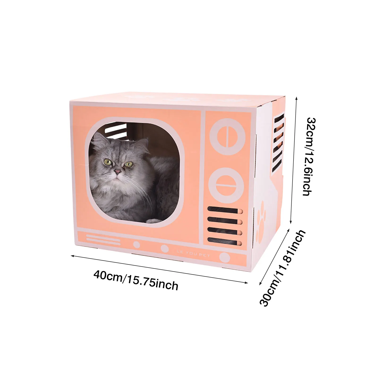 

Cat Scratching Board Claw Grinder Cat Corrugated Paper Claw Toy TV Phonograph Scratcher Claws Thumb Bite Mint Cats Cat Supply